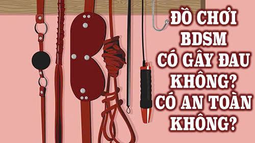 Đồ chơi BDSM có gây đau không? Có an toàn không?